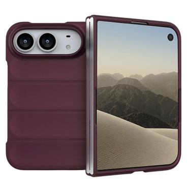 TPU gel maskica Techsuit "Magic Shield" za iPhone Duo / 18 Pro iPhone Duo - dark cherry