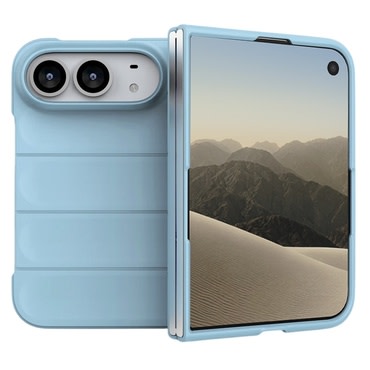 TPU gel maskica Techsuit "Magic Shield" za iPhone Duo / 18 Pro iPhone Duo - light blue