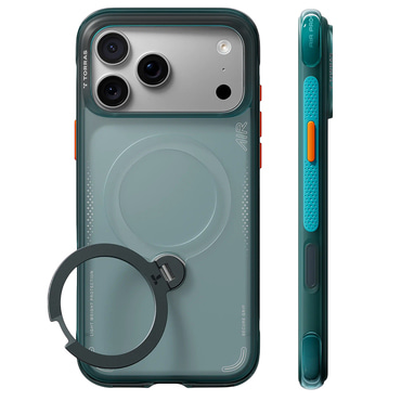 Premium maskica Torras "Ostand Q3 Air" za iPhone 17 Pro Max / 18 Pro Max / 18 Pro Max - glacier sprint