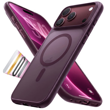 Premium maska Torras "Guardian Magnetic" za iPhone 17 Pro Max / 18 Pro Max - purple