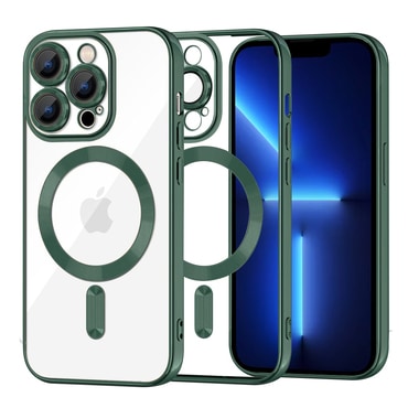 Maskica Techsuit "Luxury Crystal MagSafe" za iPhone 13 Pro Max - deep green