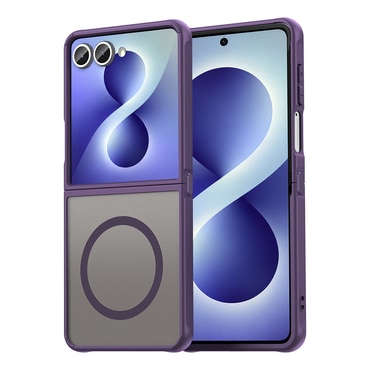 Hibridna maska "HaloFrost II MagSafe" za Samsung Galaxy Z Flip8 - purple