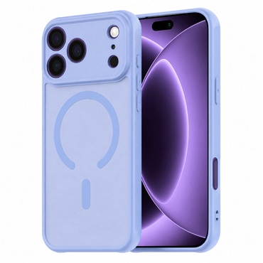 Hibridna maska "HaloFrost II MagSafe" za iPhone 17 Pro / 18 Pro - light blue