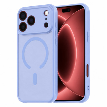 Hibridna maska "HaloFrost II MagSafe" za iPhone 17 Pro Max / 18 Pro Max - light blue