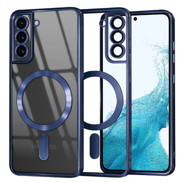 Maskica Techsuit "Luxury Crystal MagSafe" za Samsung Galaxy S22 - deep blue