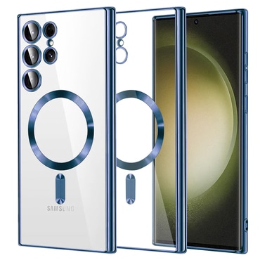 Maskica Techsuit "Luxury Crystal MagSafe" za Samsung Galaxy S23 Ultra - deep blue