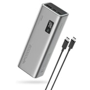 Power bank Cuktech "PB200P" 20000mAh 150W s USB-C kabelom i prikazivačem - gray