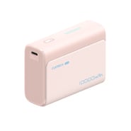 Power bank Cuktech "PB100" 10000mAh s USB-C kabelom, 30W, indikatorom - pink