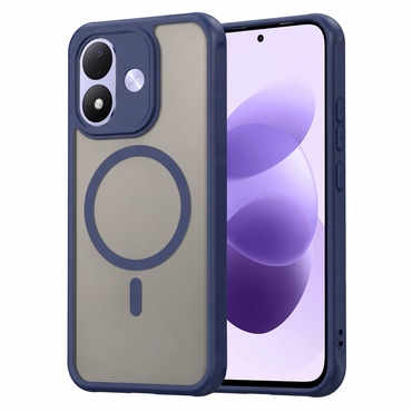 Hibridna maska "HaloFrost II MagSafe" za Xiaomi Redmi Note 17 4G / 5G - navy blue