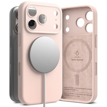 Maska Ringke "Silicone Magnetic" za iPhone 18 Pro Max - pink sand