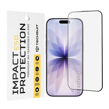 Zaštitno staklo Techsuit "ESD" za iPhone 17 - black