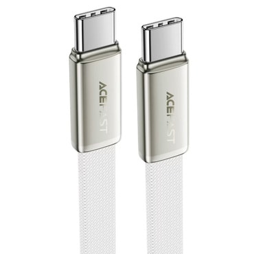 Punjač i podatkovni 60W USB-C na USB-C kabel Acefast "C24-03" - 1.2m - white