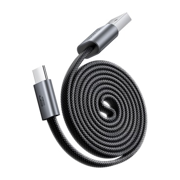 Punjač i podatkovni USB-A na USB-C kabel Mcdodo "Data Cable Self-Winding Series (CA-1200)" - 6A - 480Mbps - 1m - black