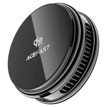 Bežična 25W punjač Acefast "E47" Qi2 s ugrađenim hladnjakom, USB-C - black