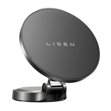 Magnetni automobilski držač Lisen "YL0223090006" s bežičnim punjenjem 15W - black