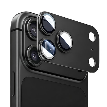 Full body zaštitno staklo za zadnju kameru za iPhone 18 Pro Max - crn