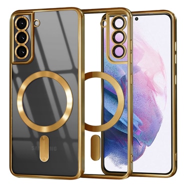 Maskica Techsuit "Luxury Crystal MagSafe" za Samsung Galaxy S21 Plus - gold