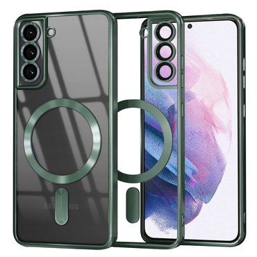 Maskica Techsuit "Luxury Crystal MagSafe" za Samsung Galaxy S21 Plus - deep green