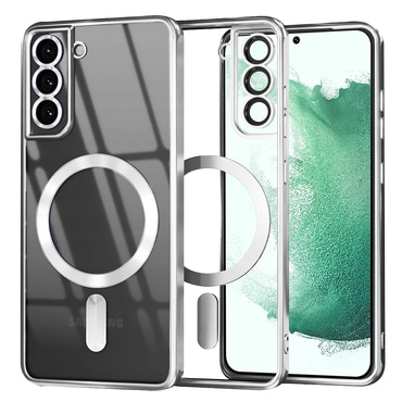 Maskica Techsuit "Luxury Crystal MagSafe" za Samsung Galaxy S22 Plus - silver