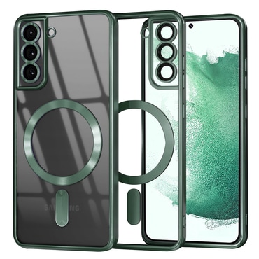 Maskica Techsuit "Luxury Crystal MagSafe" za Samsung Galaxy S22 Plus - deep green