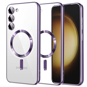 Maskica Techsuit "Luxury Crystal MagSafe" za Samsung Galaxy S23 Plus - light purple