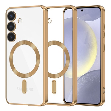 Maskica Techsuit "Luxury Crystal MagSafe" za Samsung Galaxy S24 Plus - gold