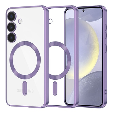 Maskica Techsuit "Luxury Crystal MagSafe" za Samsung Galaxy S24 Plus - light purple