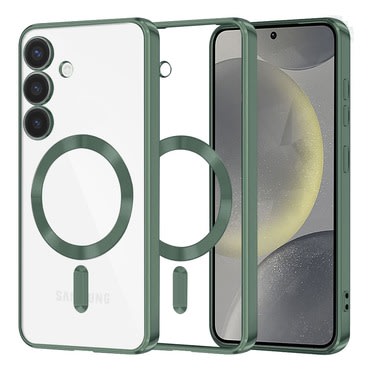 Maskica Techsuit "Luxury Crystal MagSafe" za Samsung Galaxy S24 - deep green