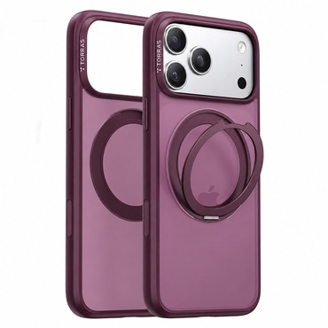 Premium maskica Torras "Ostand O1 Guardian" za iPhone 17 Pro / 18 Pro - purple