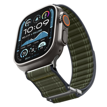Tekstilni remen Spigen "WBF0" za Apple Watch (44 / 45 / 46 / 49mm) - green