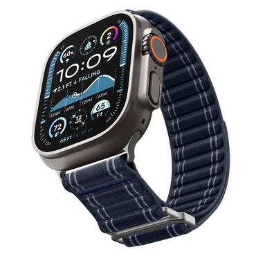 Tekstilni remen Spigen "WBF0" za Apple Watch (44 / 45 / 46 / 49mm) - navy