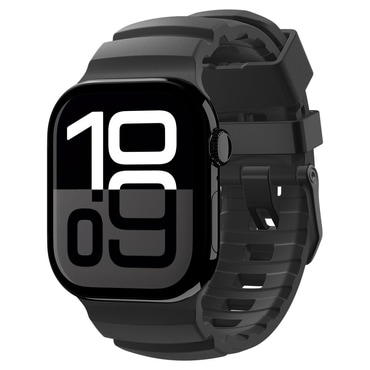 Silikonski remen Spigen "WBS2" za Apple Watch (44 / 45 / 46 / 49mm) - black