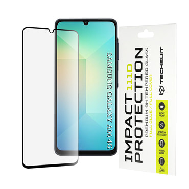 Premium 3D Full Body zaštitno staklo "Techsuit" za Samsung Galaxy A06 / A07 / A08 4G - black