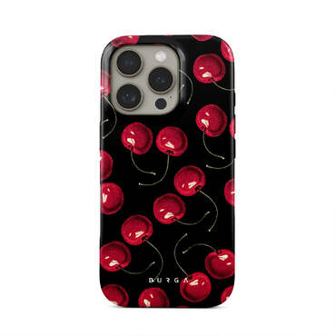 Premium maska Burga Tough MagSafe "cherrybomb" za iPhone 16 Pro Max