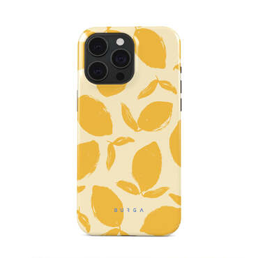 Premium maska Burga Tough MagSafe "lemon tart" za iPhone 15 Pro Max