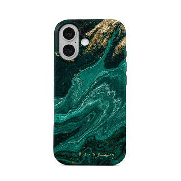 Premium maska Burga Tough MagSafe "emerald pool" za iPhone 16