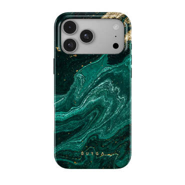 Premium maska Burga Tough MagSafe "emerald pool" za iPhone 18 Pro Max