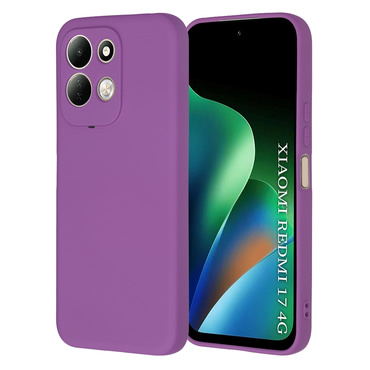 Silikonska maska Techsuit SoftFlex za Redmi 17 4G / 5G - purple