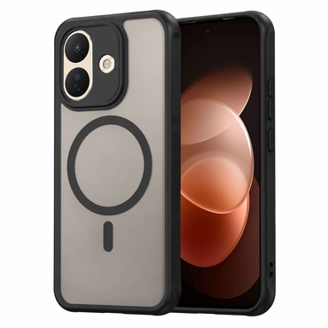 Hibridna maska "HaloFrost II MagSafe" za Xiaomi Redmi Note 17 Pro 5G - black