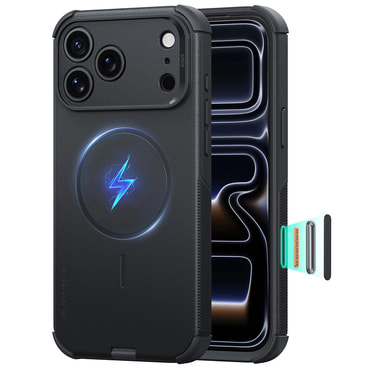 Hibridna maska ESR "Cyber HaloLock" za iPhone 17 Pro Max / 18 Pro Max - black