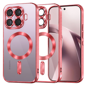 Maskica Techsuit "Luxury Crystal MagSafe" za Xiaomi 17T - red