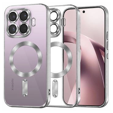 Maskica Techsuit "Luxury Crystal MagSafe" za Xiaomi 17T - silver