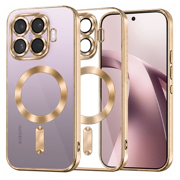 Maskica Techsuit "Luxury Crystal MagSafe" za Xiaomi 17T - gold