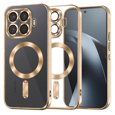 Maskica Techsuit "Luxury Crystal MagSafe" za Xiaomi 17T Pro - gold