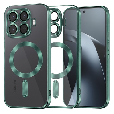 Maskica Techsuit "Luxury Crystal MagSafe" za Xiaomi 17T Pro - deep green