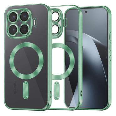 Maskica Techsuit "Luxury Crystal MagSafe" za Xiaomi 17T Pro - light green