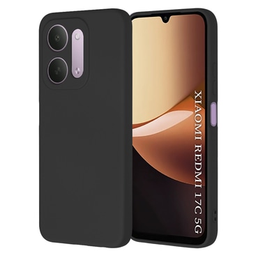Silikonska maska Techsuit SoftFlex za Xiaomi Redmi 17C 5G - black