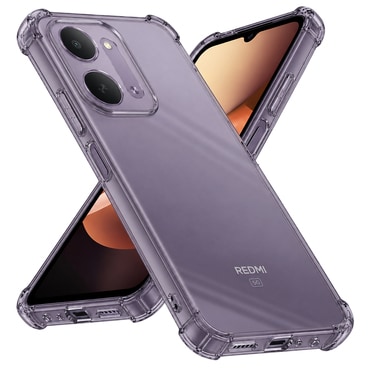 TPU gel maskica Techsuit "Shockproof" za Xiaomi Redmi 17C 5G - smoke black