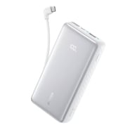 Power bank Anker "Zolo (A110DH21)" 10000mAh, 22.5W, s ugrađenim USB-C kabelom i digitalnim prikazivačem - white