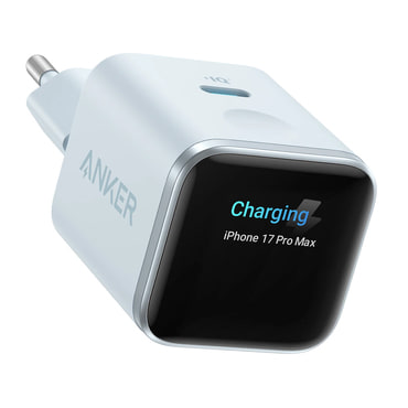 Zidni 45W punjač Anker "Nano (A121DG31)" GaN, Smart Display, Care Mode - blue